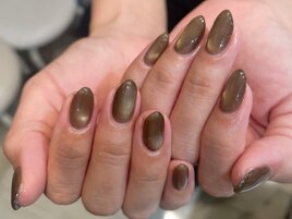 マグネット秋カラー秋色ネイル