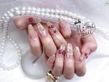 ミミネイル(Mimi nail)/フラッシュさくらんぼ×チェック