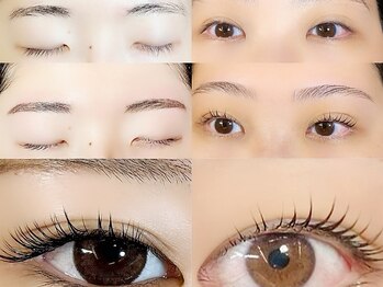ビューティーサロン リコ(BeautySalon Rico)の写真/眉毛のバラつきや毛流れのお悩み解消★話題のブロウリフトで美眉に!パーマとSETで自信が持てる好印象顔へ♪