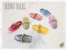 【リングネイル￥500/1本】