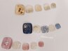 【フット】ニュアンス定額アートネイル［駒込/パラジェル/定額］