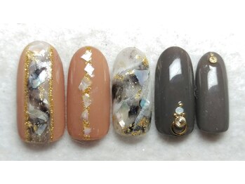 ネイルサロン 爪/秋ネイル