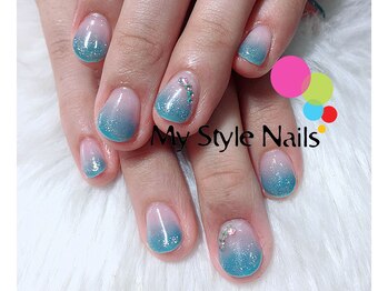 マイ スタイル ネイルズ(My Style Nails)/ラメグラデーションジェル