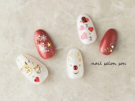 キュートなX'mas nail☆