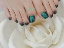 フランセス(Frances)/フット　グリーンラメ