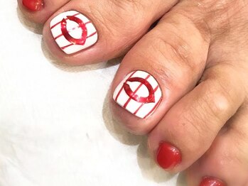 ミーナネイル(miinanail)/推しフットネイル