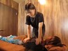 【ご新規様/男女共通】もみほぐし30分＋炭酸ヘッドスパ30分￥4,300