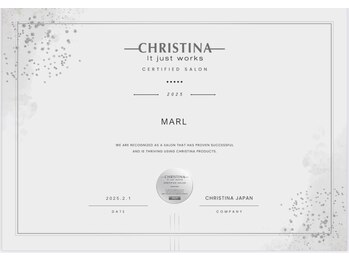 マール(MARL.)/当店はクリスティーナ認定サロン