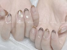 トゥデイネイル(Today.Nail)/水光マグネット/フレンチネイル