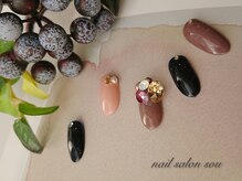 ネイルサロン ソウ 心斎橋店(Nail Salon Sou)/エレガントビジューネイル