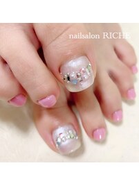 ストーンラインフットネイル！