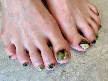 エンジェリック カラーズ(Angelic colors)/ニュアンスフットネイル☆