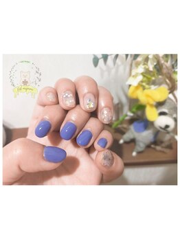 ポ ミニヨン(Pot mignon)/クリア系キラキラネイル☆