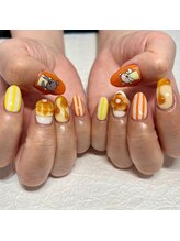 ユースタイル 新宿店(U-style)/くま×ホットケーキネイル