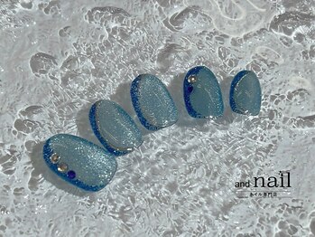 アンドラッシュ アンドネイル 本郷三丁目駅前店(and lash/and nail)/定額華やか