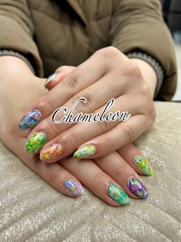 カメレオン(chameleon)/お客様ネイル