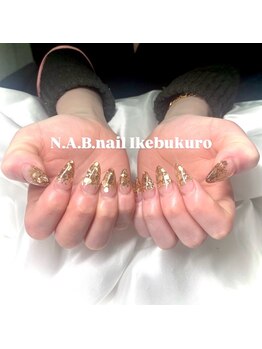エヌエービー(N.A.B.)/ゴールドラメグラデーション