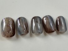 ネイルメゾン 天神店(NAIL MAISON)/もやもやニュアンス秋冬¥5000