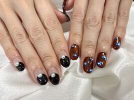 アシンメトリートレンドカラー