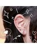 耳ツボジュエリー認定店★耳つぼジュエリー★耳ツボ1組10粒体験/低刺激シール