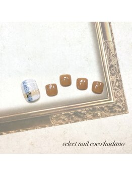 セレクトネイル ココ 秦野店(SELECT NAIL COCO)/1&2月フット　ブランケット