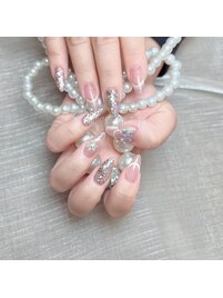 ピンク系ネイル