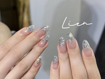Lien nailsalon【長さだし専門店】パラジェル・フィルイン導入/ラメグラデーション