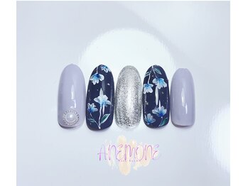 アネモネ(ANEMONE)/小花柄ネイル☆