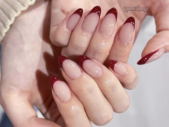 ダークハニー 原宿店(Dark Honey)/エレガント赤フレンチ