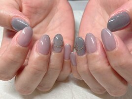 パープルグレー☆