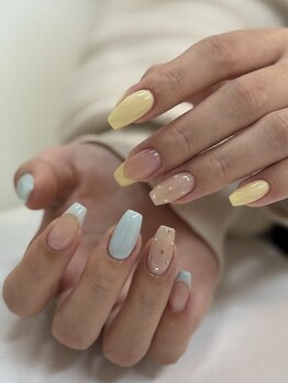 ネイルサロン リッチ ローズ(Nail salon Rich rose)/アシメデザイン