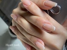 シンプル オフィスネイル スキニーフレンチ