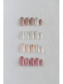 マハロネイル(Mahalo Nail)/【SAYA】ワンカラー+2本アート