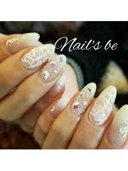 ネイルズ ビー 南昭和町本店(Nail's be)/ブライダルネイル♪