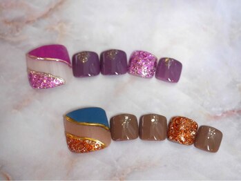 ブリオン 六本松店(Bullion)/ウェーブライン フットネイル