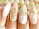 ネイルサロンティーモ(Nail Salon Tmo)の写真/リピーター続出★オフ無料今月限定デザイン¥7780！上品な華やかさで指先を彩りワンランク上の自分に挑戦♪