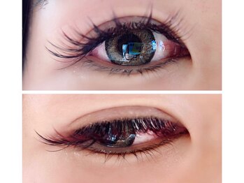 アイラッシュサロン ブルー(Blue)/黒とカラーエクステミックス