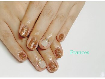 フランセス(Frances)/ブラウンラメ×スタッズ
