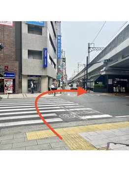 雲上のゆりかご 武蔵小杉店/信号渡り右折。4つ目の交差点