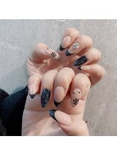 アンダーバーホワイトプラス 南海難波店(_WHITE+)/雪の結晶ネイル