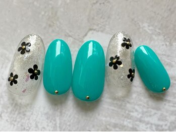 アブニール 我孫子店(AVENIR)/クリアフラワーネイル新規¥6,160