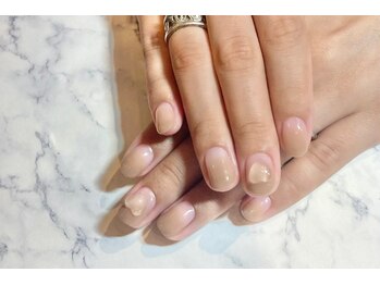 ダリア 西大寺本店(DAHLIA)/ベージュグラデーションネイル♪