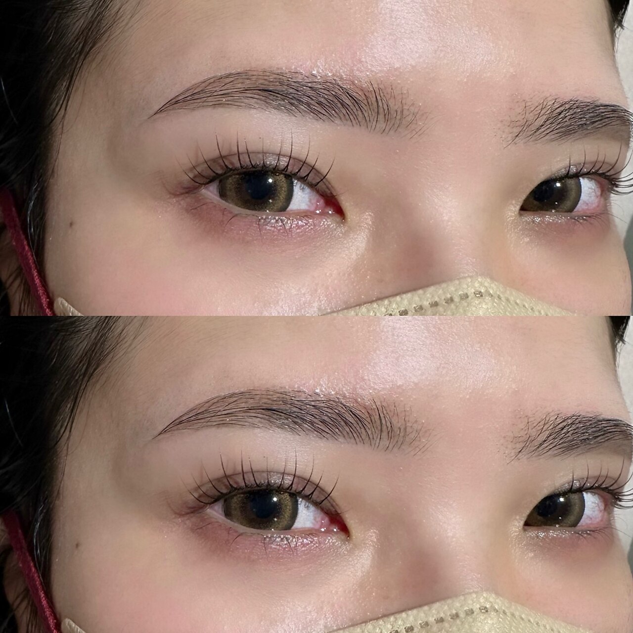 アイブロウスタイリング+まつげパーマ￥13400→￥9400 