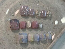 【フットネイル】　定額　¥10395