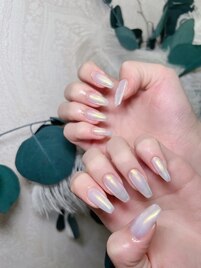 オーロラミラーネイル