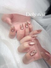 デリーネイル(Dely_nail)/マグネット×ドットの秋色