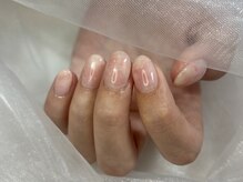 プリモ(PRIMO)/桃ネイル　春ネイル