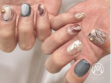 モーヴ(mauve b+)の雰囲気（【持込み】はブログのQRから事前に画像を頂いています。）