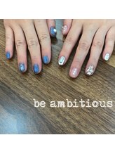ネイルサロンアンドスクール ビーアンビシャス(be ambitious)/アシンメトリー