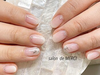 サロン ド メルシー(Salon de MERCI)/ホワイト×シルバー☆